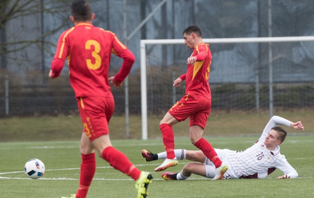 Futbols, Federāciju kausa turnīra spēle: Latvijas U-19 jauniešu futbola izlase pret Maķedoniju - 11