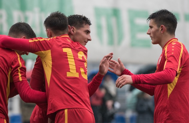 Futbols, Federāciju kausa turnīra spēle: Latvijas U-19 jauniešu futbola izlase pret Maķedoniju - 36