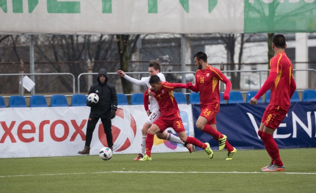 Futbols, Federāciju kausa turnīra spēle: Latvijas U-19 jauniešu futbola izlase pret Maķedoniju - 42