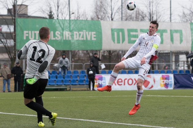 Futbols, Federāciju kausa turnīra spēle: Latvijas U-19 jauniešu futbola izlase pret Maķedoniju - 46