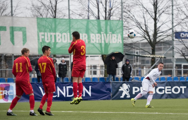 Futbols, Federāciju kausa turnīra spēle: Latvijas U-19 jauniešu futbola izlase pret Maķedoniju - 48