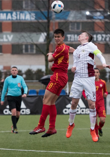 Futbols, Federāciju kausa turnīra spēle: Latvijas U-19 jauniešu futbola izlase pret Maķedoniju - 66