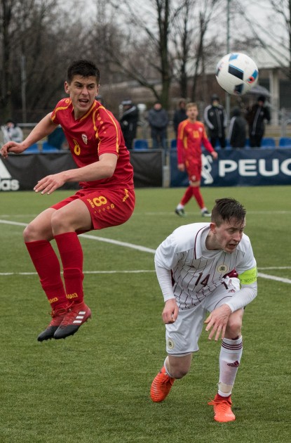 Futbols, Federāciju kausa turnīra spēle: Latvijas U-19 jauniešu futbola izlase pret Maķedoniju - 69