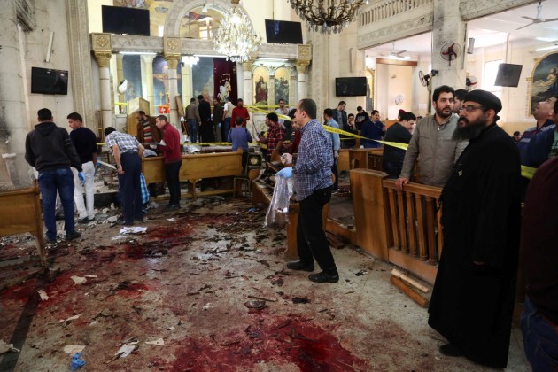 Sprādziens Svētā Jura kristiešu koptu baznīcā Ēģiptē - 15