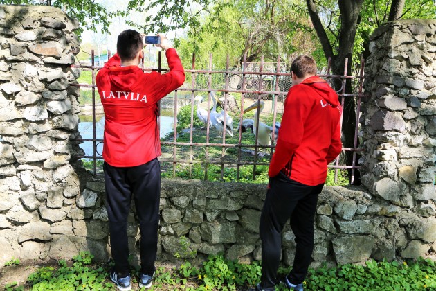 Latvijas telpu futbola izlase apciemo  Kalarasi pilsētas zoodārzu - 47