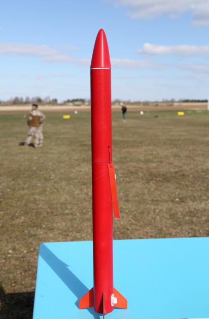 Cēsīs tiek palaista izmēģinājuma raķete - 1