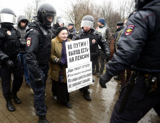 Protesti pret Putinu Krievijā - 12