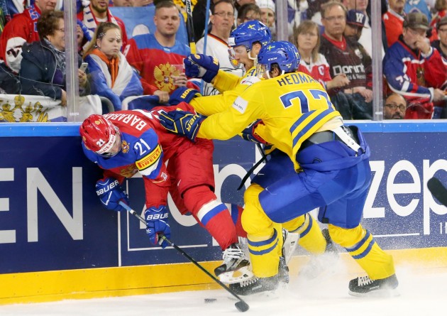 Hokejs, pasaules čempionāts: Zviedrija - Krievija - 4