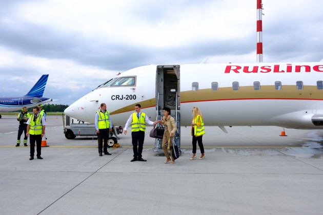 RusLine pirmais reiss Rīgas lidostā - 54