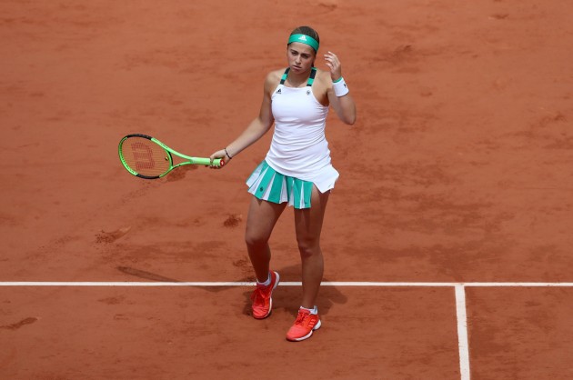 Teniss, French Open. Jeļena Ostapenko - Karolīna Vozņacki - 5
