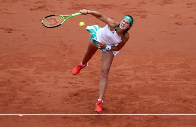 Teniss, French Open. Jeļena Ostapenko - Karolīna Vozņacki - 7