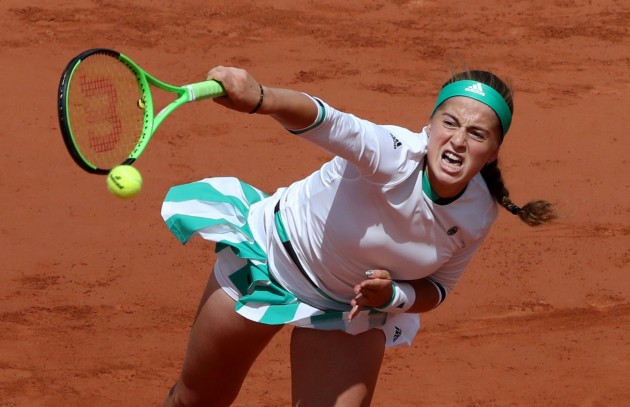 Teniss, French Open. Jeļena Ostapenko - Karolīna Vozņacki - 8