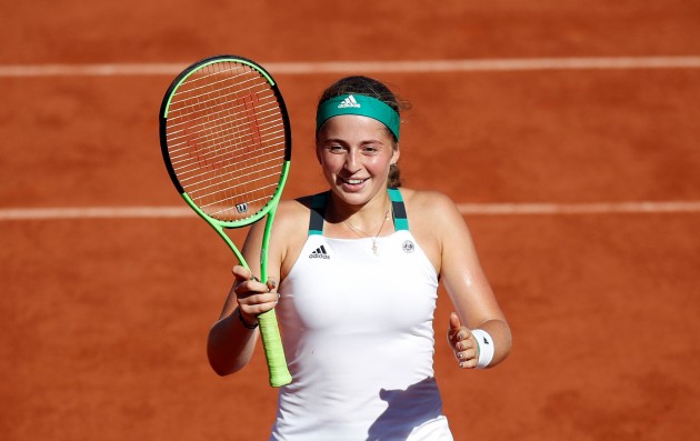 Teniss, Frenc Open pusfināls: Jeļena Ostapenko - Timea Bacinski - 12