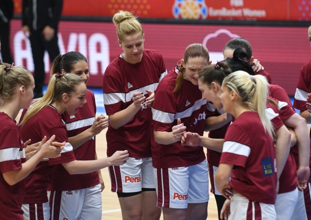 Basketbols, Eiropas čempionāts sievietēm: Latvija - Beļģija