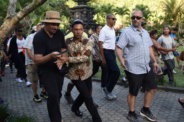 Obamu ģimene apciemo Indonēziju - 16