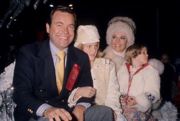 Natalie Wood with husband Robert Wagner and their children, circa 1977