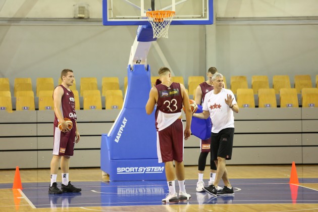 Latvijas basketbola izlases atklātais treniņš un preses konference - 18