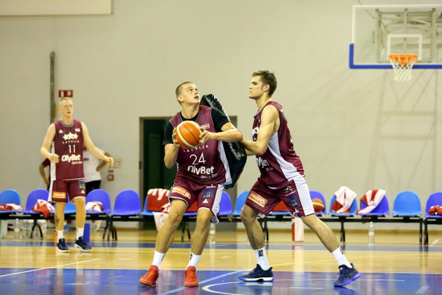 Latvijas basketbola izlases atklātais treniņš un preses konference - 20