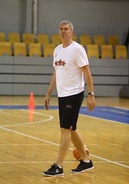 Latvijas basketbola izlases atklātais treniņš un preses konference - 83