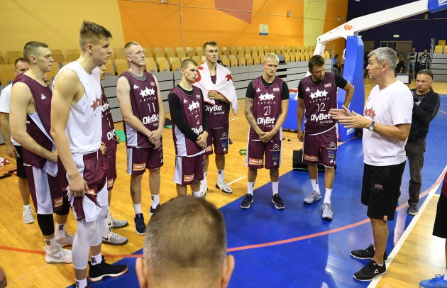Latvijas basketbola izlases atklātais treniņš un preses konference - 107