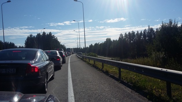 Sastrēgums uz Tallinas šosejas - 1
