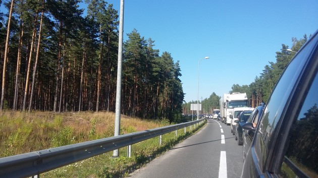 Sastrēgums uz Tallinas šosejas - 2