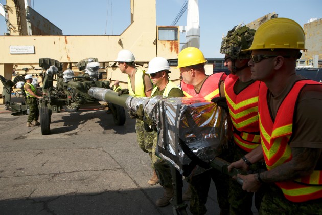 Latvijā ierodas Kanādas bruņoto spēku tehnika un karavīri - 28