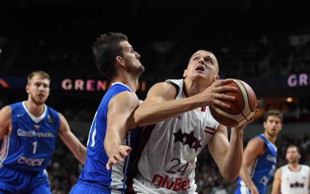 Basketbols, pārbaudes spēle: Latvija - Rumānija - 26