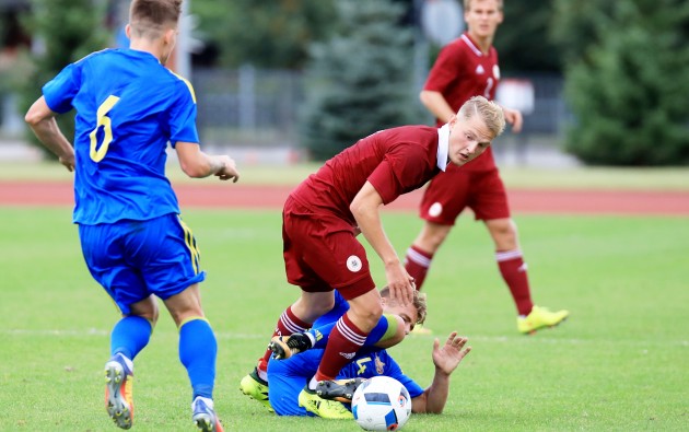 Latvijas U-21 futbola izlases spēle ar Ukrainu - 121