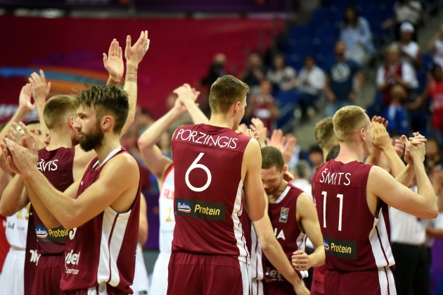 Basketbols, Eurobasket 2017: Latvija - Krievija - 46