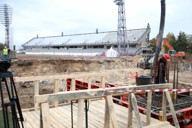 Daugavas stadiona tribīņu būvniecība - 6