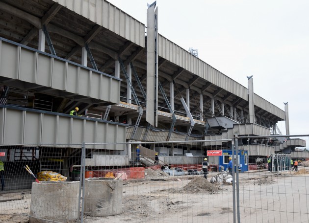Daugavas stadiona tribīņu būvniecība - 9