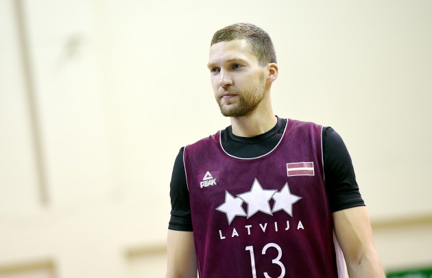 Latvijas basketbola izlases treniņš - 13