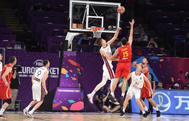 Basketbols, Eurobasket 2017: Latvija - Melnkalne - 14