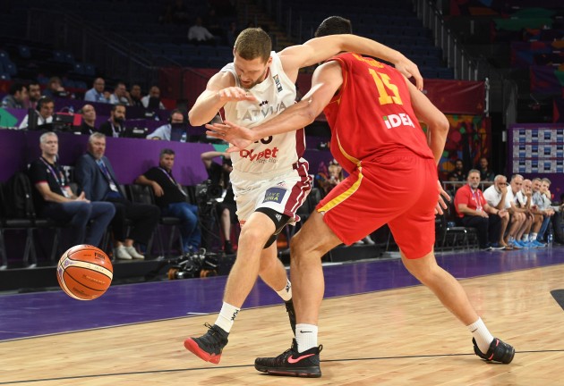 Basketbols, Eurobasket 2017: Latvija - Melnkalne - 53