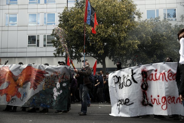 Protesti Parīzē pret darba tirgus reformām - 7