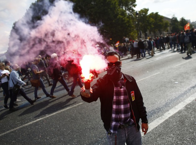Protesti Parīzē pret darba tirgus reformām - 19