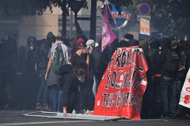 Protesti Parīzē pret darba tirgus reformām - 27