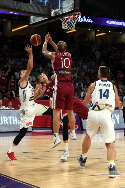 Basketbols, Eurobasket 2017: Latvija - Slovēnija - 32