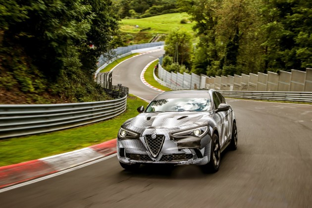 'Alfa Romeo Stelvio QV' NIrburgringas trasē - 8