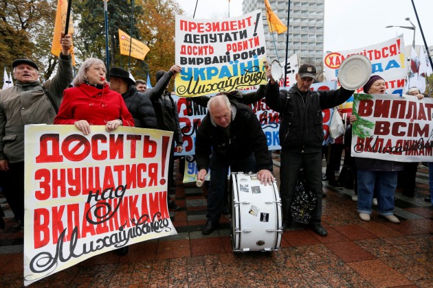 Saakašvili Kijevā organizē protestus pret korupciju - 4