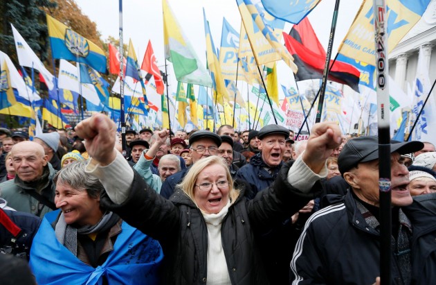 Saakašvili Kijevā organizē protestus pret korupciju - 5