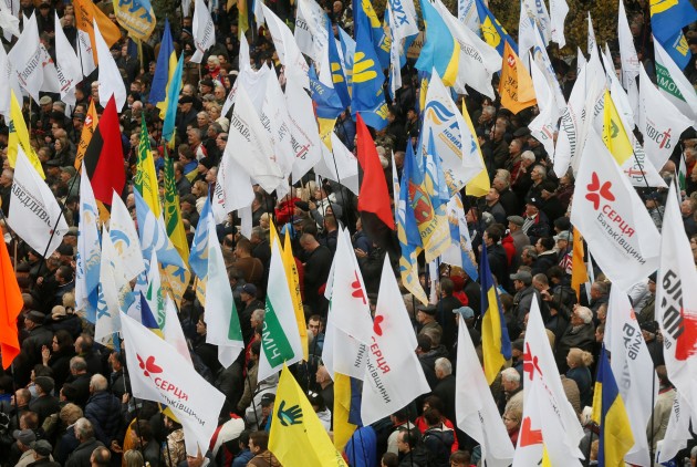 Saakašvili Kijevā organizē protestus pret korupciju - 20
