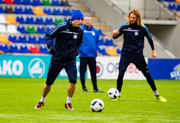 Futbols, Liepāja/Mogo un Riga FC treniņš pirms Latvijas kausa fināla