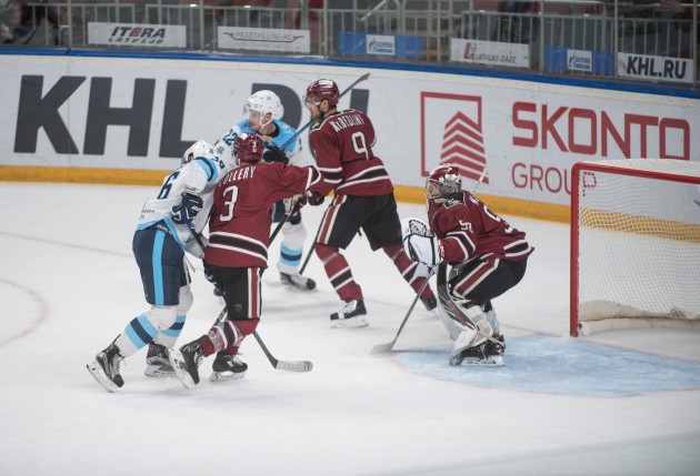 Hokejs;KHL;Rīgas 'Dinamo' pret Novosibirskas Sibirj - 23