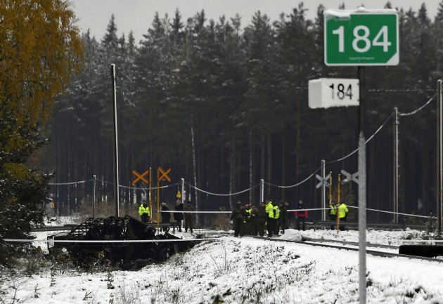 Vilciena avārija Somijā - 1