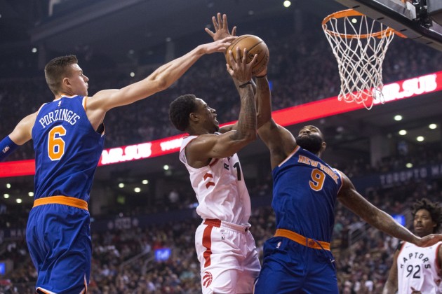 Basketbols, NBA:  Ņujorkas "Knicks" pret Toronto "Raptors"  - 8