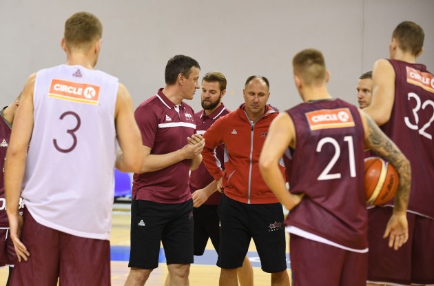 Basketbols, Latvijas vīriešu basketbola izlases treniņš novembrī - 17