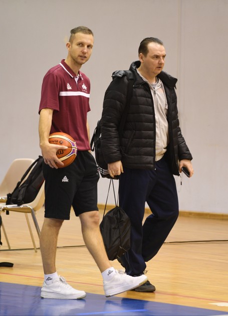 Basketbols, Latvijas vīriešu basketbola izlases treniņš novembrī - 23