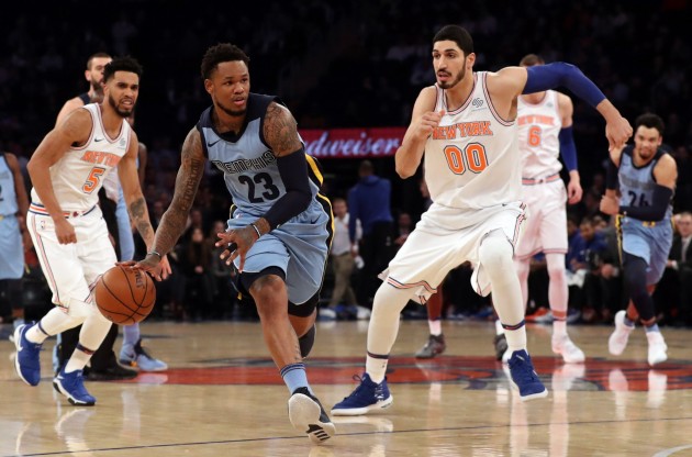 Basketbols, NBA spēle: Knicks - Grizzlies